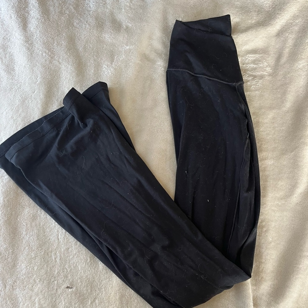 aerie crossover flare leggings